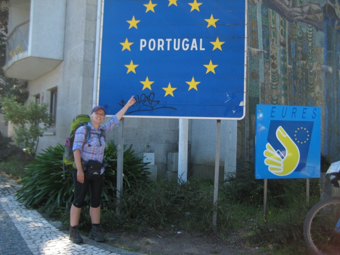 Das ist die letzte Etappe durch Portugal. Es geht über die Grenze.